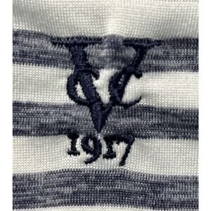 Men’s STITCH Golf Striped Valdosta Country Club 1917 Polo Shirt Size L *B4